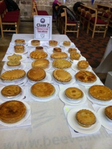 Some of the pies we judged